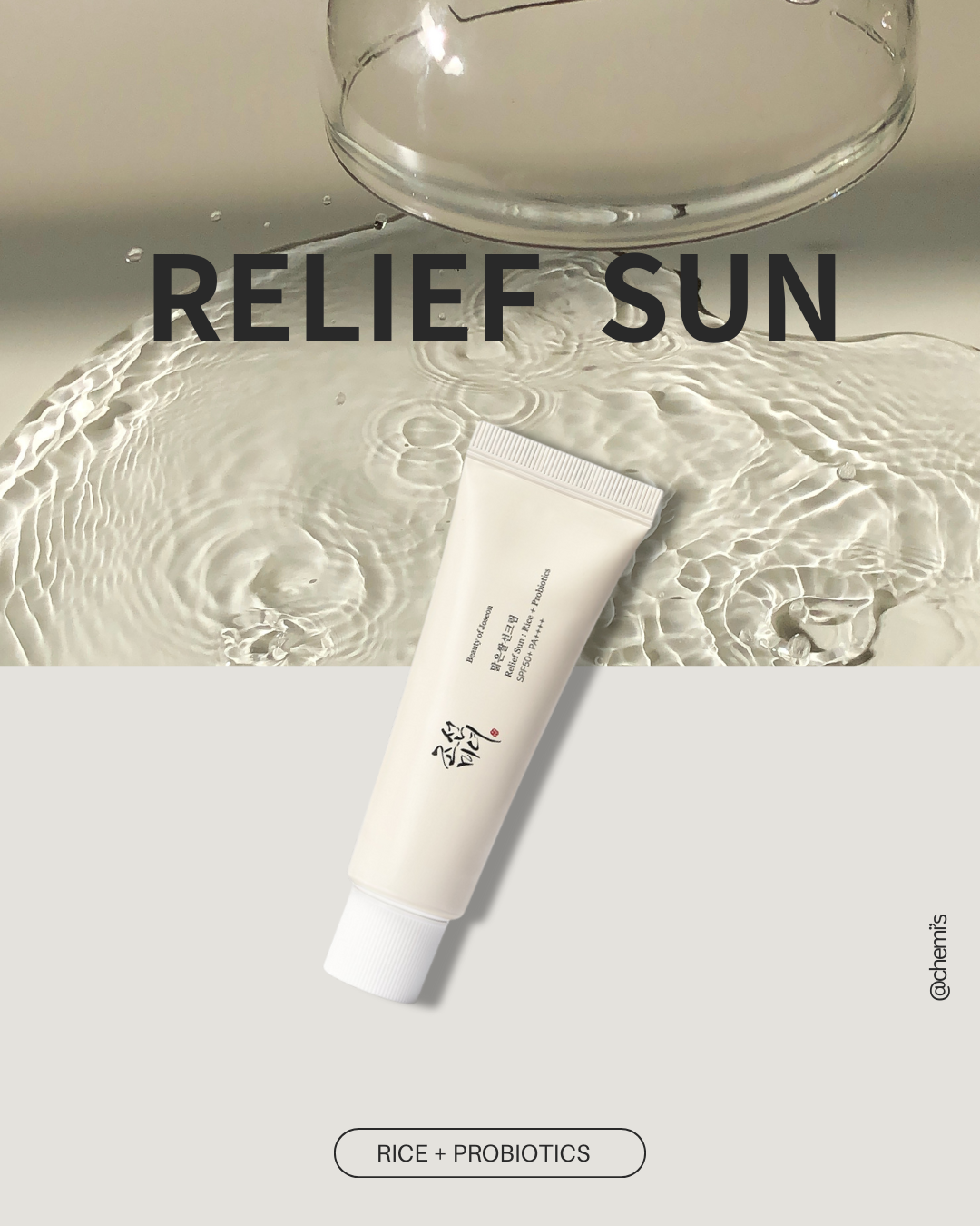 Beauty of Joseon Relief Sun : Rice + Probiotics 50ml