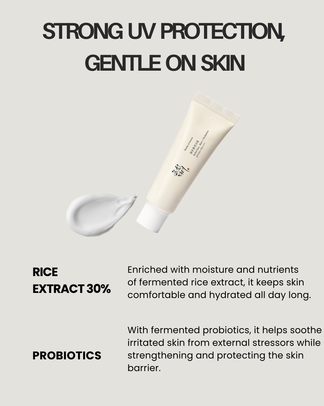 Beauty of Joseon Relief Sun : Rice + Probiotics 50ml