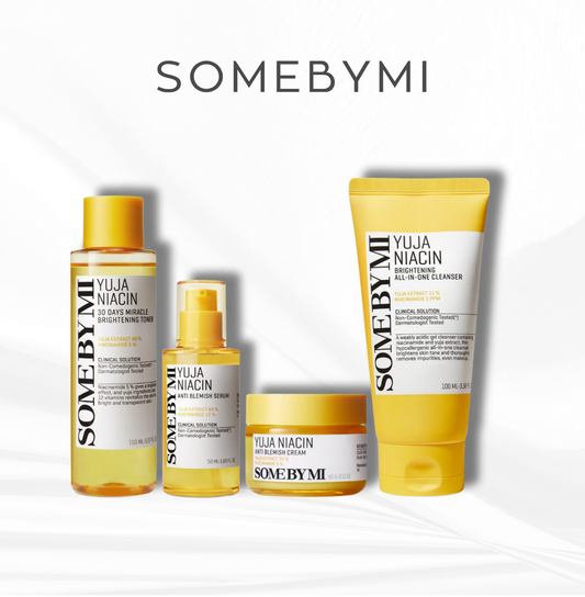 SOMEBYMI Yuja Niacin Anti Blemish Starter Kit Edition (Cleanser, Toner, Serum & Cream)